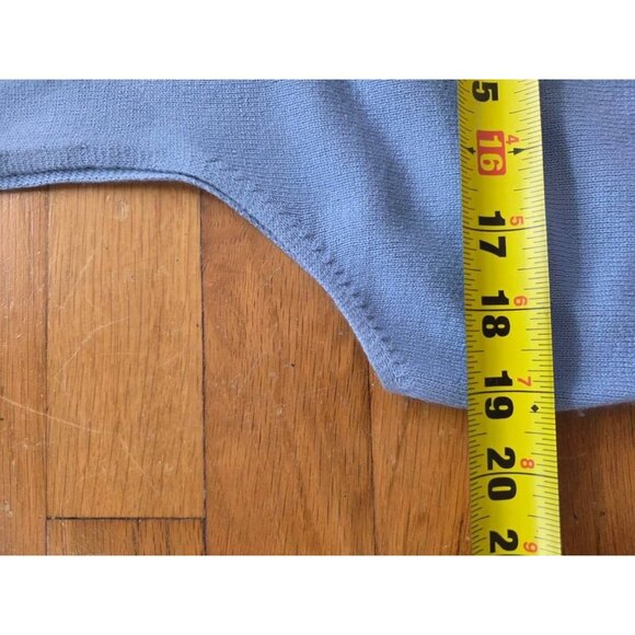 Eileen Fisher Sleeveless Silk Cashmere Knit Tank Light Blue Pet L A001079 - Picture 8 of 9